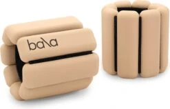 Bala Bangles Enkel- En Polsgewicht - 2 X 0,5 Kg - Zand/Beige