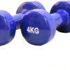 Vinyl Dumbbell Focus Fitness - 2 X 4 Kg - Blauw -Fit Verkoop 1200x775 5