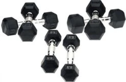 Hexa Dumbbells Focus Fitness - 2 X 4kg