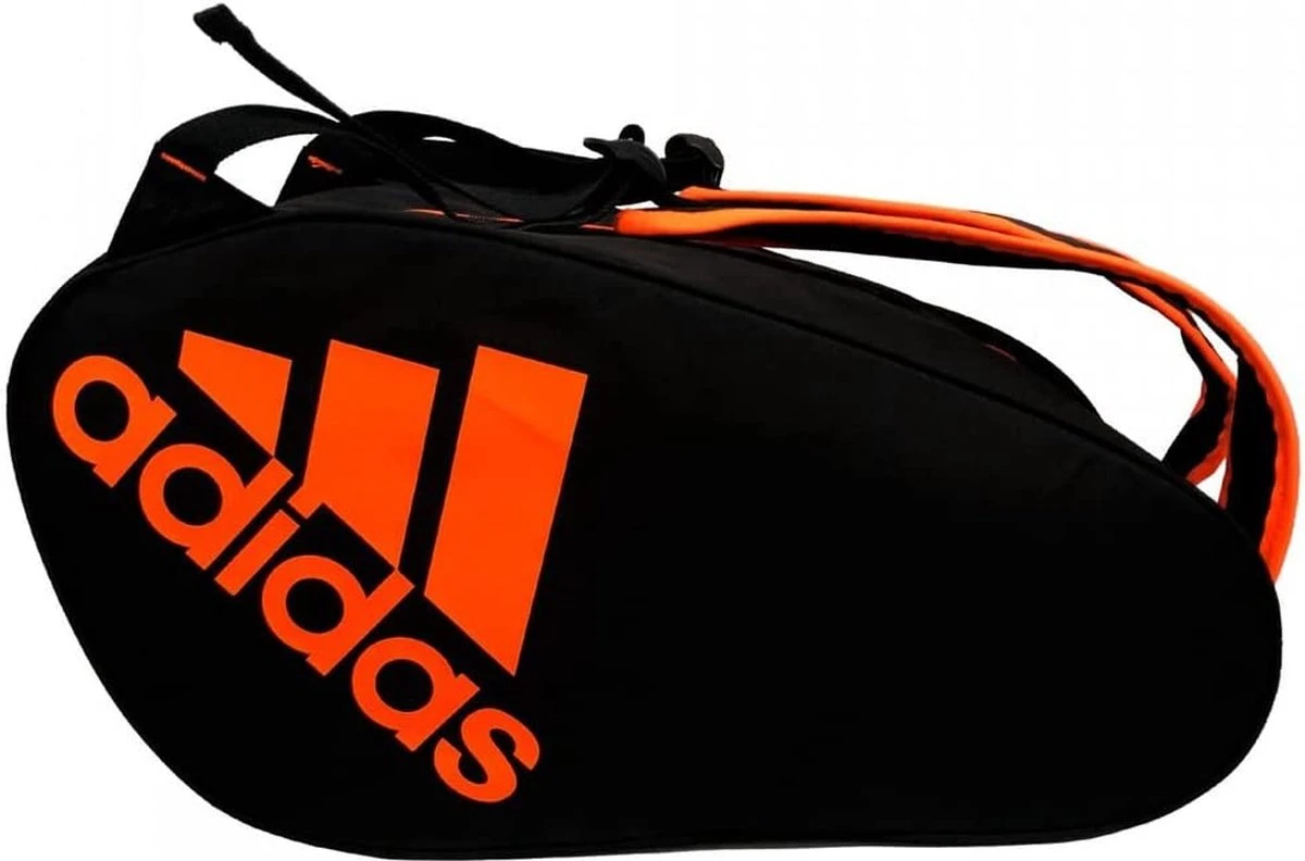 Adidas Racketbag Control Zwart/Oranje Padel Tas 3 Adidas Racketbag Control Zwart/Oranje Padel Tas