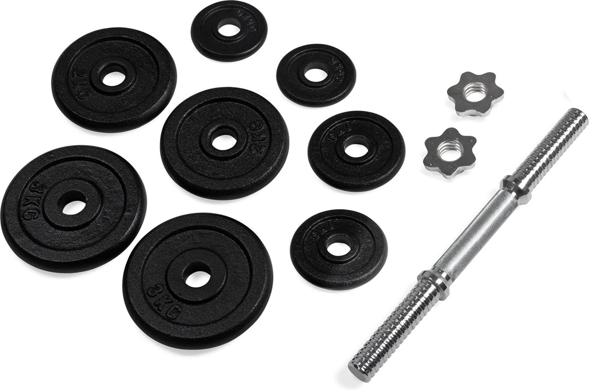 Dumbbellset - VirtuFit Verstelbare Dumbbellset Pro - Halterset - Gietijzer - 15 Kg 6 Dumbbellset - VirtuFit Verstelbare Dumbbellset Pro - Halterset - Gietijzer - 15 Kg - Afbeelding 4