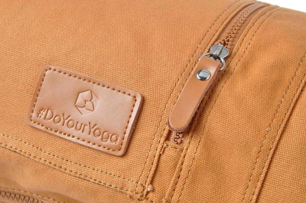 #DoYourYoga - Yogatas - »Sunita« - Yogabag Van Canvas - 63 X 13 Cm. - Perzik 7 #DoYourYoga - Yogatas - »Sunita« - Yogabag Van Canvas - 63 X 13 Cm. - Perzik - Afbeelding 5