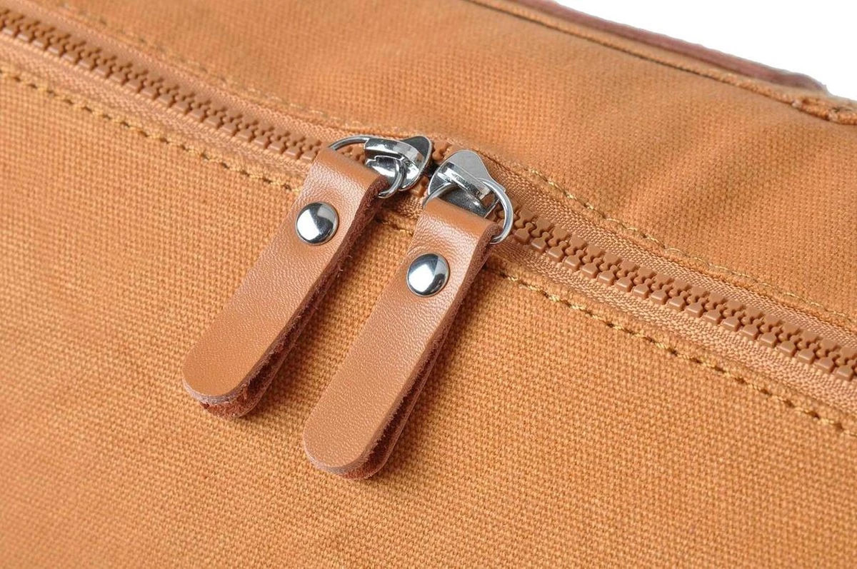 #DoYourYoga - Yogatas - »Sunita« - Yogabag Van Canvas - 63 X 13 Cm. - Perzik 4 #DoYourYoga - Yogatas - »Sunita« - Yogabag Van Canvas - 63 X 13 Cm. - Perzik - Afbeelding 2