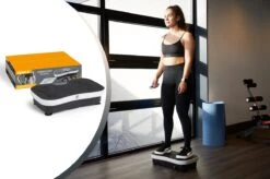 Rebblo Fitness Trilplaat - Vibratieplaat - 99 Snelheidsniveaus - Voetmassage Functie - Incl. Weerstandsbanden En Afstandsbediening.- Max. 120 Kg - 58 X 42 X 16 Cm -Fit Verkoop 1200x799 9