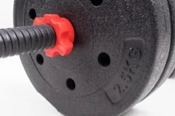 SOUTHWALL Dumbbells Set Verstelbaar Met Halterstang Tot 30kg – Verstelbare Halterset – Fitness Stang – Fitness Gewichten Set – Professionele 2-in-1 Dumbbellset – Gebruiksvriendelijk – Multifunctioneel – Dumbell Set 30 Kg – Rood/Zwart -Fit Verkoop 1200x800 116