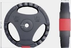 Gorilla Sports Halterschijven Set - 2 X 15 Kg - Gripper Kunststof - 30 Mm - Handgreep -Fit Verkoop 1200x808 3