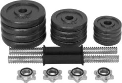 Verstelbare Dumbbell Set 20 Kg Met Koffer - Gietijzeren Gewichten - 2x 10kg -Fit Verkoop 1200x810