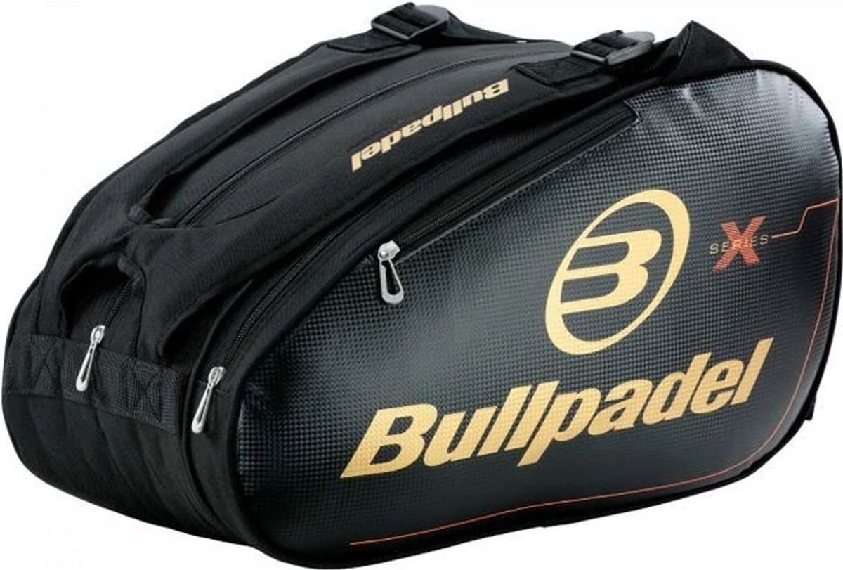 Bullpadel Racketbag X-series Carbon Gold Padel Tas 3 Bullpadel Racketbag X-series Carbon Gold Padel Tas