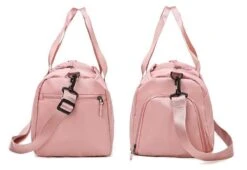 Merkloos Pink Duffel Bag Medium Dames Sporttas - 25 Liter - Roze - M -Fit Verkoop 1200x824 1