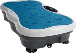 BX Fitness® - Trilplaat Fitness Body Blauw - Incl Weerstandsbanden & Voedingsgids - Sport Trilplaat - Powerplate Voor Cardiotrainingen - Trainingsapparatuur Voor Krachttraining - Ontvang NU Met Duidelijke Handleiding Met Oefeningen + Recepten! -Fit Verkoop 1200x843