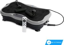 BX Fitness® - Trilplaat Fitness Body Zilver - Incl Weerstandsbanden & Voedingsgids - Sport Trilplaat - Powerplate Voor Cardiotrainingen - Trainingsapparatuur Voor Krachttraining - Ontvang NU Met Duidelijke Handleiding Met Oefeningen + Recepten! -Fit Verkoop 1200x855 1