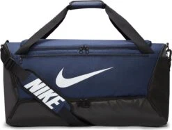 Nike Brsla M Duff - 9.5 (60L) Unisex Sporttas - Midnight Navy/Black/(White)