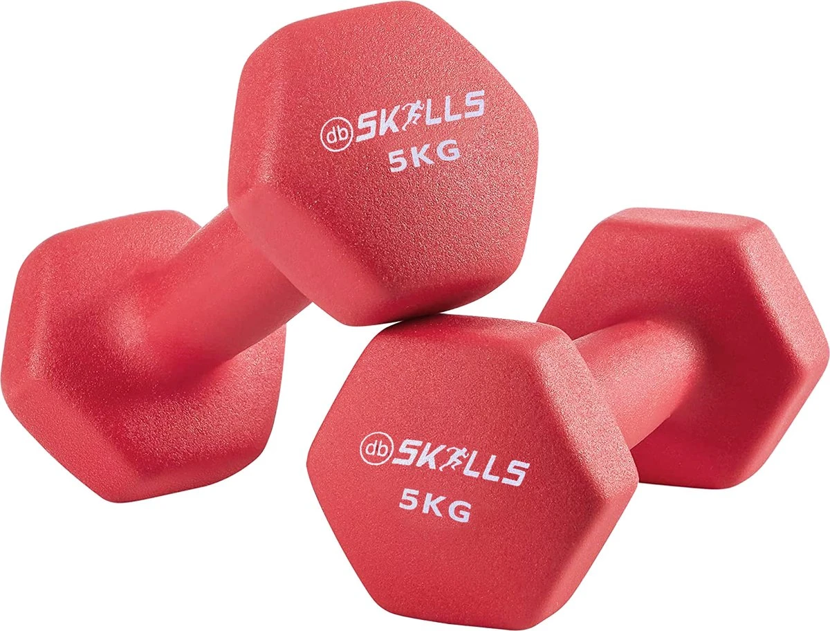 Db SKILLS 5KG Dumbbell Set Van 2 Stuks - Gewichten - Fitness - Sport - Vandaag Voor 19:00 Uur Besteld Is Vandaag Verzonden 3 Db SKILLS 5KG Dumbbell Set Van 2 Stuks - Gewichten - Fitness - Sport - Vandaag Voor 19:00 Uur Besteld Is Vandaag Verzonden