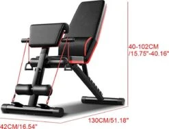 Venom Sports 4 In 1 Multifunctionele Trainingsbank - Geschikt Voor Trainen Van Bicep, Borst, Onderrug En Buik - Fitnessbank - Bench Press - Trainingsbank - Zwart/rood -Fit Verkoop 1200x913 1