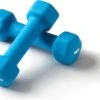 Basic-Fit® Dumbbells - Dumbells Set - 2 X 1 Kg - Rubber - Blauw