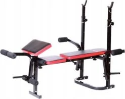 Halterbank Inc. 105 Kg GEWICHTEN - Sportbank - Fitnessbank + Halterschijven + 2 Halterstangen + 4 Dumbbell Stangen - Multifunctioneel - Volledig Instelbaar – Opklapbaar -Fit Verkoop 1200x954 1