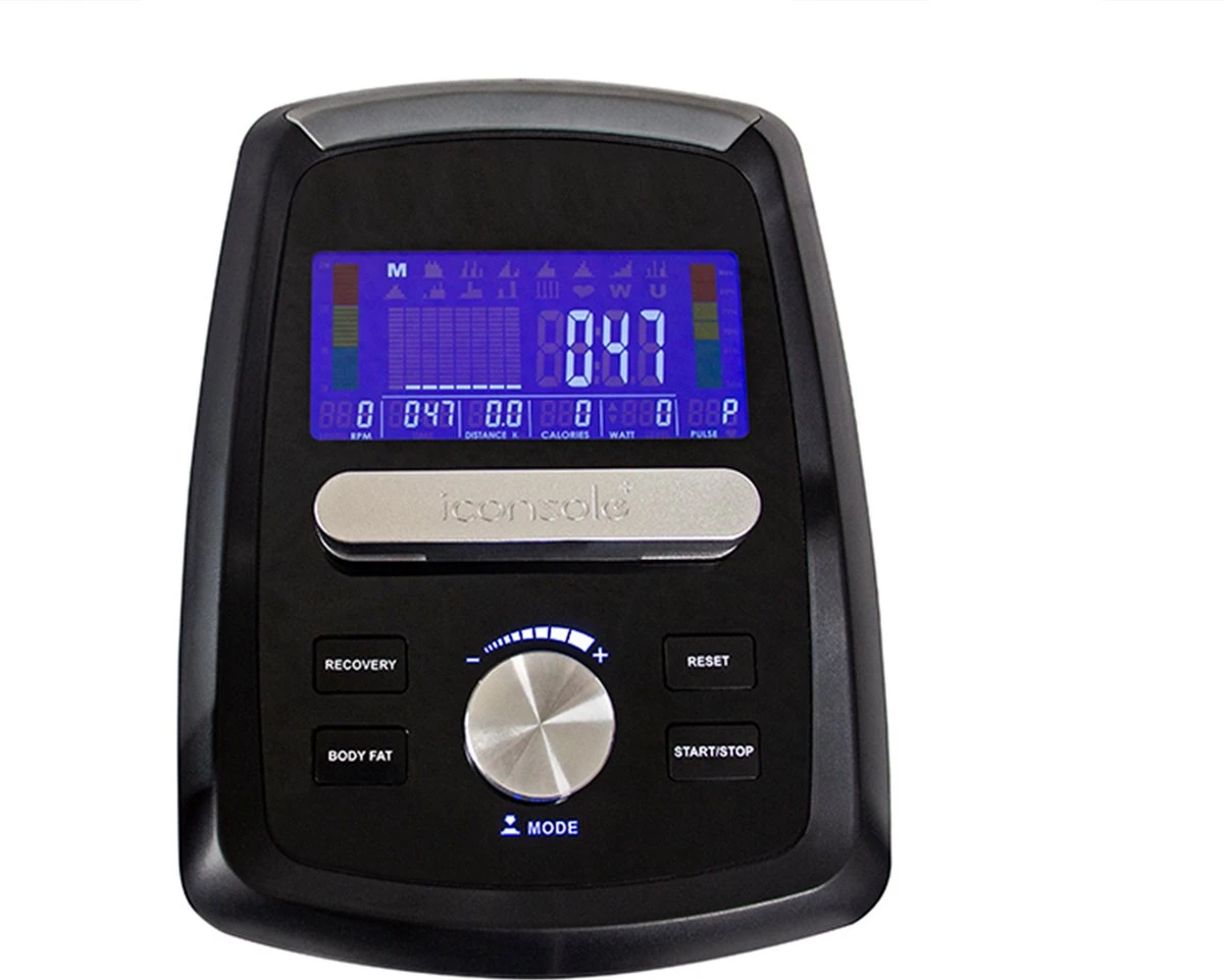 Crosstrainer - VirtuFit IConsole Total Fit - Hartslagfunctie - Ergometer - 24 Programma's - Bluetooth 8 Crosstrainer - VirtuFit IConsole Total Fit - Hartslagfunctie - Ergometer - 24 Programma's - Bluetooth - Afbeelding 6