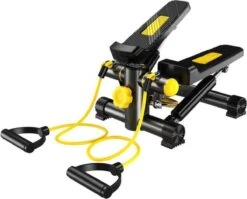 Sens Design Fitness Stepper - Mini Stepper - Hometrainer - Zwart-Geel