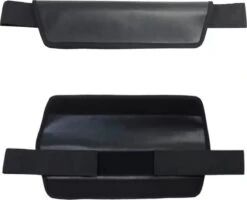 Merkloos Hip Thrust Belt Glute Bridge Pad Dumbbells Butt Workout(Leather Black) -Fit Verkoop 1200x971