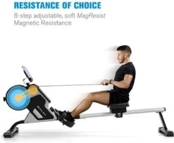 CAPITAL SPORTS Stream M1 Roeitrainer 105cm - LC Display - 8 Standen - Roeimachine - Roeiapparaat - Magneetweerstand -Fit Verkoop 1200x986 2