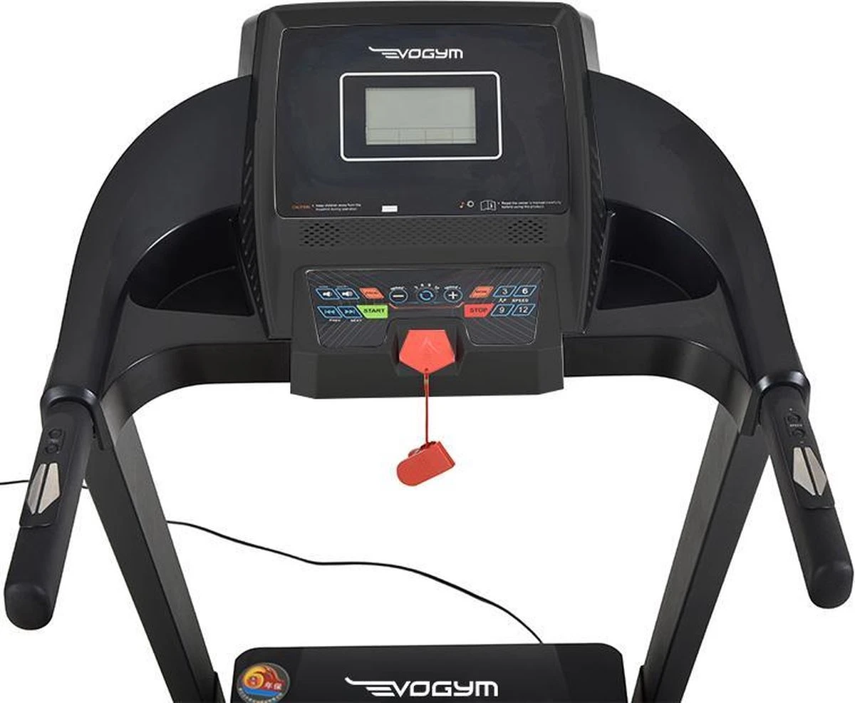 Luxe Loopband Inklapbaar - Hartslagfunctie - Hardloopband - Loopband Fitness - Met Bluetooth Speakers - USB Oplader - Schokdempers - Verstelbare Hellingshoek - PVC Loopband - 14.8km/h - Inklapbaar - Evogym R-80s -Nu Tijdelijk Met Gratis Bescherm Mat 6 Luxe Loopband Inklapbaar - Hartslagfunctie - Hardloopband - Loopband Fitness - Met Bluetooth Speakers - USB Oplader - Schokdempers - Verstelbare Hellingshoek - PVC Loopband - 14.8km/h - Inklapbaar - Evogym R-80s -Nu Tijdelijk Met Gratis Bescherm Mat - Afbeelding 4