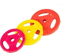 RS Sports Aerobic Pump Set - Halterset Met Gewichten - 130 Cm Stang - Totaal 20 Kg - Rubber Schijven -Fit Verkoop 1200x998