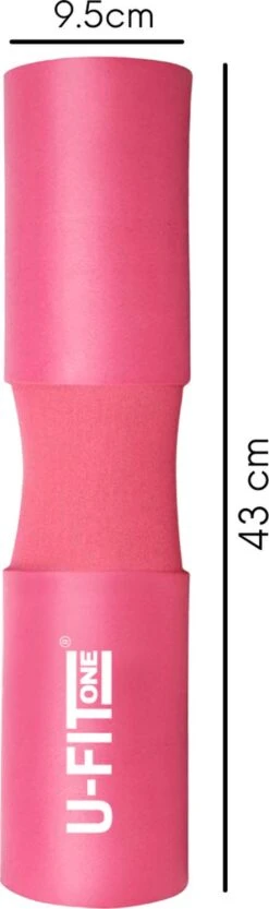 U Fit One Barbell Pad & 2 Stuks Ankle Straps Set - Enkelband - Ankle Cuff Strap - Enkel Strap - Billen Trainer - Nekbeschermer - Barpad - Squat Sponge Bar Pad - Schouderpad - Halterstang - Lunges - Hip Thrust - Roze -Fit Verkoop 356x1200