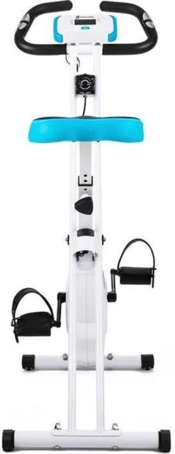 CAPITAL SPORTS Azura Hometrainer - Cardio Bike - Fitness Fiets - 8 Niveaus - Met Hartslagmeter - Opvouwbaar - 100 Kilo Max. -Fit Verkoop 464x1200