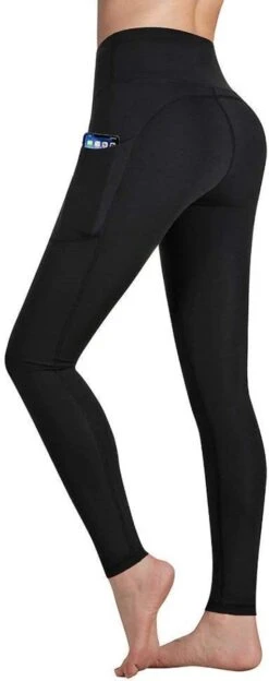 Merkloos Yoga Broek - Uniek Ontwerp Met Zak Mt. S - Extreem Goede Elasticiteit En Ademmogelijkheid - Buik Control - Hoge Taille - Legging Dames - Yoga - Workout - Fitness - Gym - Hardlooplegging - Sportbroek -Fit Verkoop 475x1200 1