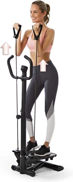 VITALmaxx Fitnesstrainer Stepper - Zwart -Fit Verkoop 481x1200