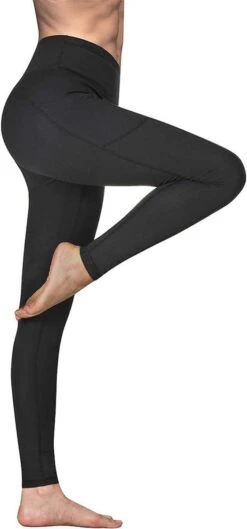 Merkloos Yoga Broek - Uniek Ontwerp Met Zak Mt. S - Extreem Goede Elasticiteit En Ademmogelijkheid - Buik Control - Hoge Taille - Legging Dames - Yoga - Workout - Fitness - Gym - Hardlooplegging - Sportbroek -Fit Verkoop 560x1200