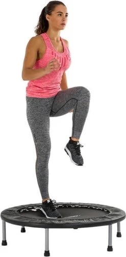 Tunturi Funhop Fitness Trampoline - Mini Trampoline - 95cm Springoppervlak - Incl. Gratis Fitnessapp -Fit Verkoop 589x1200 1