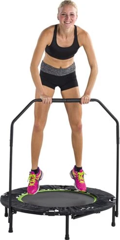 Tunturi Fitness Trampoline - Mini Trampoline - Opvouwbaar - 104cm Springoppervlak - Inclusief Beschermrand & Handgrip - Incl. Gratis Fitnessapp 19 Tunturi Fitness Trampoline - Mini Trampoline - Opvouwbaar - 104cm Springoppervlak - Inclusief Beschermrand & Handgrip - Incl. Gratis Fitnessapp -Fit Verkoop 602x1200