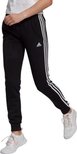 Adidas Adidas Essentials 3-stripes Broek - Vrouwen - Zwart/wit -Fit Verkoop 604x1200