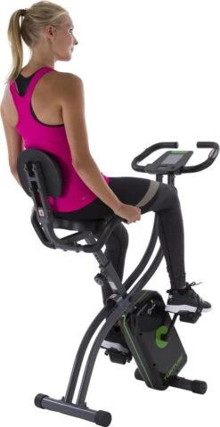 Tunturi Cardio Fit B25 X Bike - Hometrainer Met Rugleuning - Fitnessfiets Opvouwbaar - 8 Weerstandsniveaus - Tablethouder -Fit Verkoop 619x1200