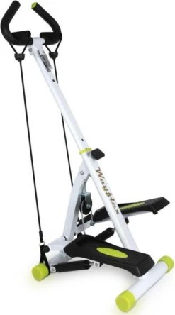 Wayflex - Opvouwbare Stepper - Hometrainer - Fitness Stepper - Fitnesstrainer - Wit/Zwart -Fit Verkoop 667x1200