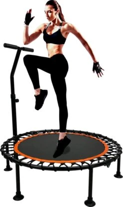 MaxxSport Trampoline - Jump - Fitness - Ronde Volwassene Of Kindertrampoline - 100 Cm