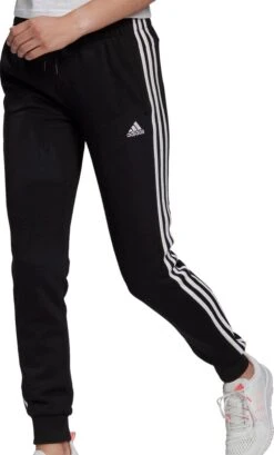 Adidas Adidas Essentials 3-stripes Broek - Vrouwen - Zwart/wit -Fit Verkoop 724x1200