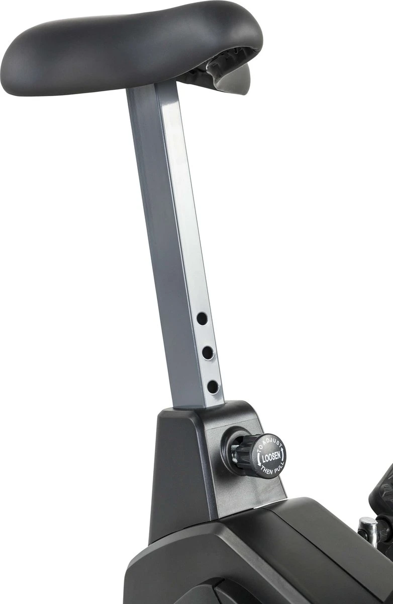 Tunturi Cardio Fit B35 Hometrainer - Fitnessfiets - 8 Weerstandsniveaus - Hartslagmonitor - Ergonomisch - Verstelbaar Stuur - Transportwielen 12 Tunturi Cardio Fit B35 Hometrainer - Fitnessfiets - 8 Weerstandsniveaus - Hartslagmonitor - Ergonomisch - Verstelbaar Stuur - Transportwielen - Afbeelding 10