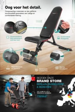 Sportstech BRT400 | Opklapbare Halterbank | Compleet Opgebouwd Geleverd | Buiktrainer | Veilig Vergrendelsysteem -Fit Verkoop 800x1200 15