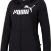 PUMA Ess Logo Full-Zip Hoodie Fl Dames Trui - Maat L -Fit Verkoop 836x1200