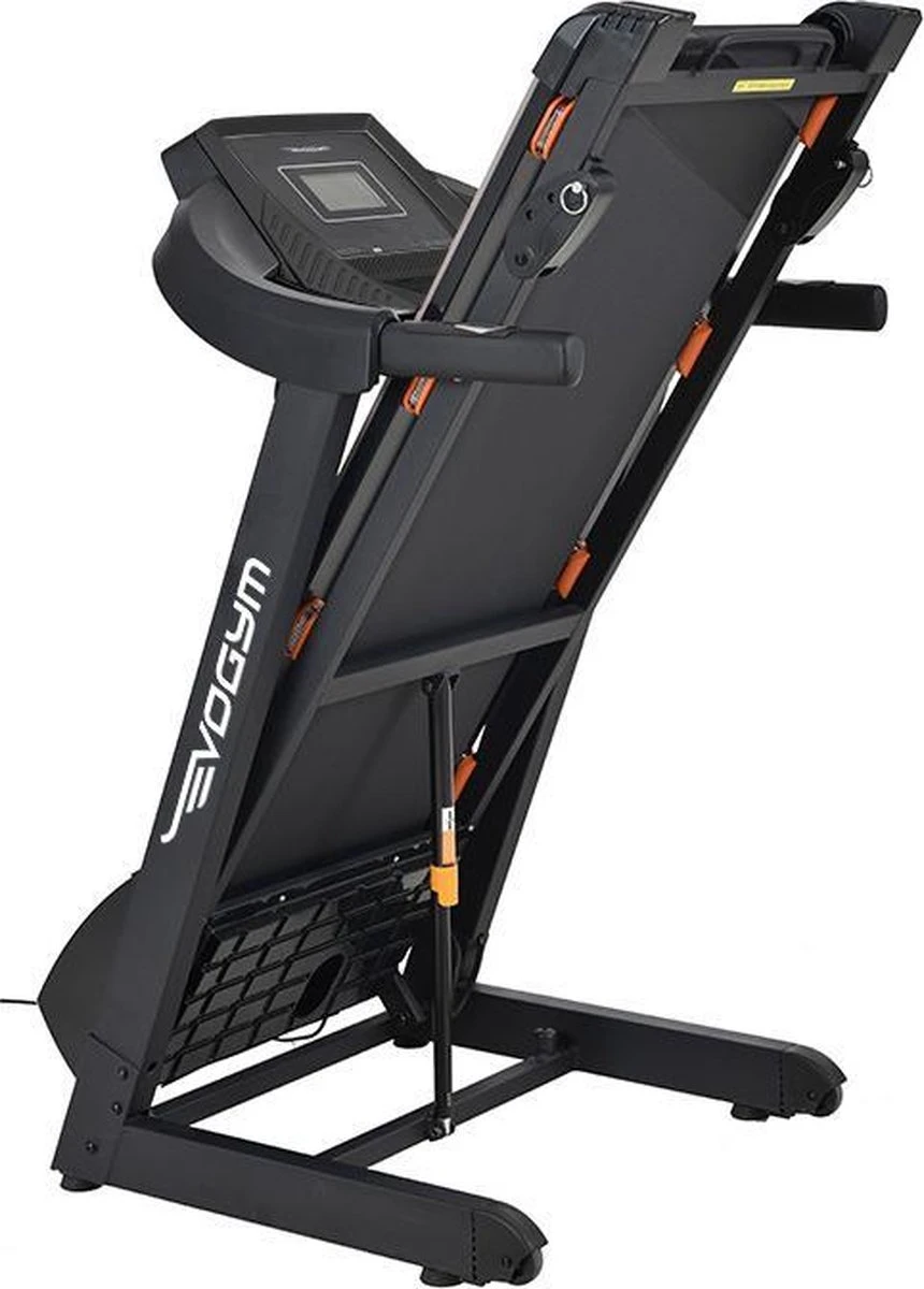 Luxe Loopband Inklapbaar - Hartslagfunctie - Hardloopband - Loopband Fitness - Met Bluetooth Speakers - USB Oplader - Schokdempers - Verstelbare Hellingshoek - PVC Loopband - 14.8km/h - Inklapbaar - Evogym R-80s -Nu Tijdelijk Met Gratis Bescherm Mat 7 Luxe Loopband Inklapbaar - Hartslagfunctie - Hardloopband - Loopband Fitness - Met Bluetooth Speakers - USB Oplader - Schokdempers - Verstelbare Hellingshoek - PVC Loopband - 14.8km/h - Inklapbaar - Evogym R-80s -Nu Tijdelijk Met Gratis Bescherm Mat - Afbeelding 5