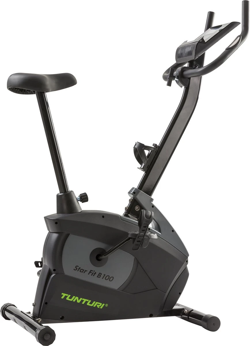 Tunturi Star Fit B100 Hometrainer - Fitness Fiets - 16 Weerstandsniveaus - Verstelbaar - Ergonomisch - Hartslagmeter 3 Tunturi Star Fit B100 Hometrainer - Fitness Fiets - 16 Weerstandsniveaus - Verstelbaar - Ergonomisch - Hartslagmeter