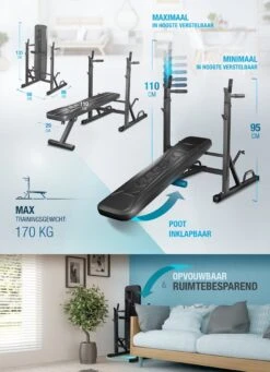 Sportstech BRT300 - Innovatieve Halterbank - Houder Voor Gewichten - Opklapbaar - Antislip -Fit Verkoop 870x1200 1