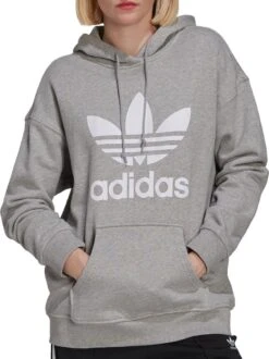 Adidas Originals Trefoil Dames Trui - Maat M - Grijs -Fit Verkoop 897x1200 2