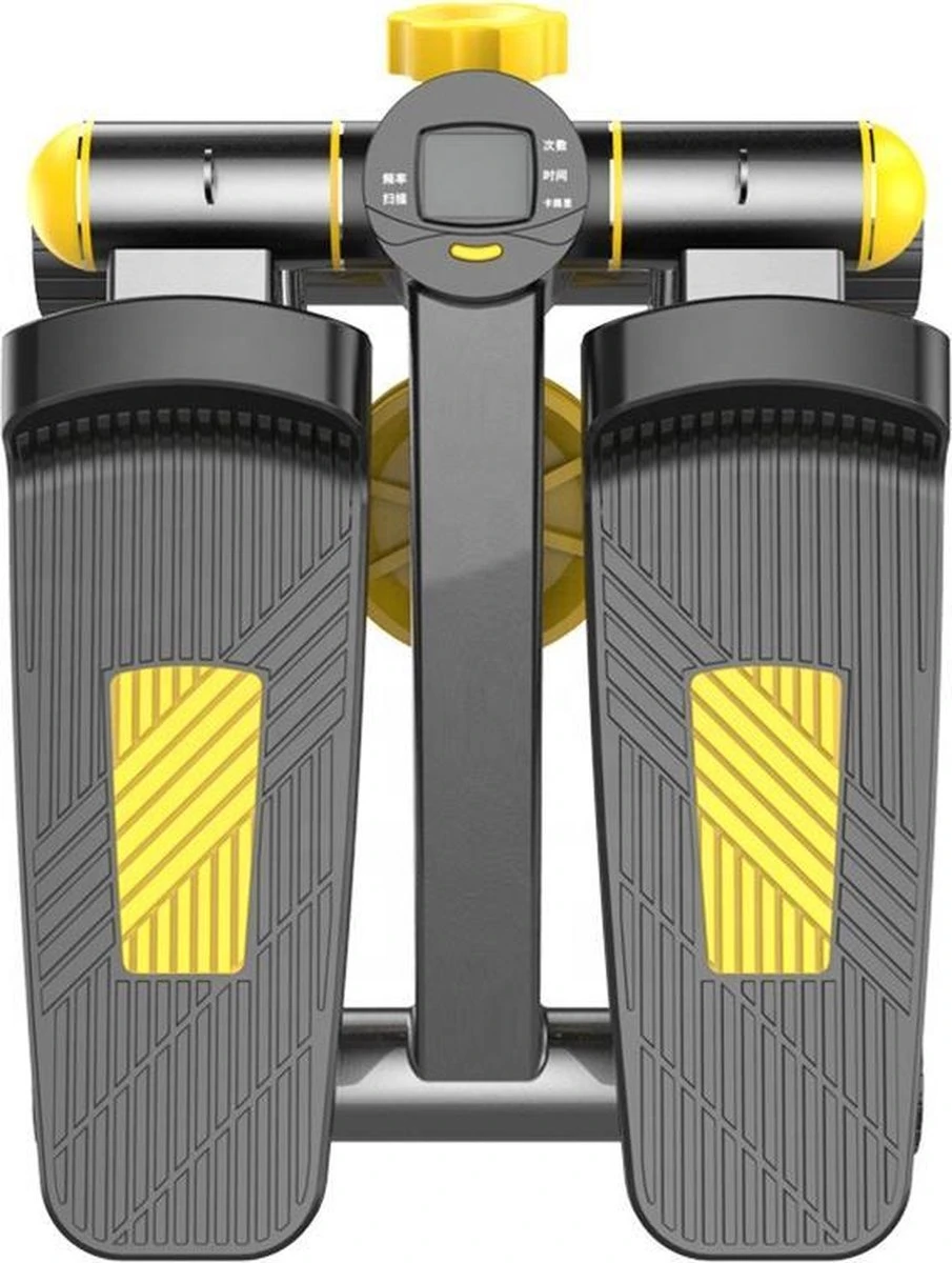 Sens Design Fitness Stepper - Mini Stepper - Hometrainer - Zwart-Geel 4 Sens Design Fitness Stepper - Mini Stepper - Hometrainer - Zwart-Geel - Afbeelding 2