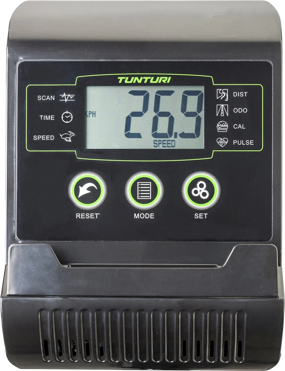 Tunturi Cardio Fit B40 Hometrainer - Fitnessfiets Met Lage Instap - 8 Weerstandsniveaus - Voorzien Van Tablethouder En Transportwielen 8 Tunturi Cardio Fit B40 Hometrainer - Fitnessfiets Met Lage Instap - 8 Weerstandsniveaus - Voorzien Van Tablethouder En Transportwielen - Afbeelding 6