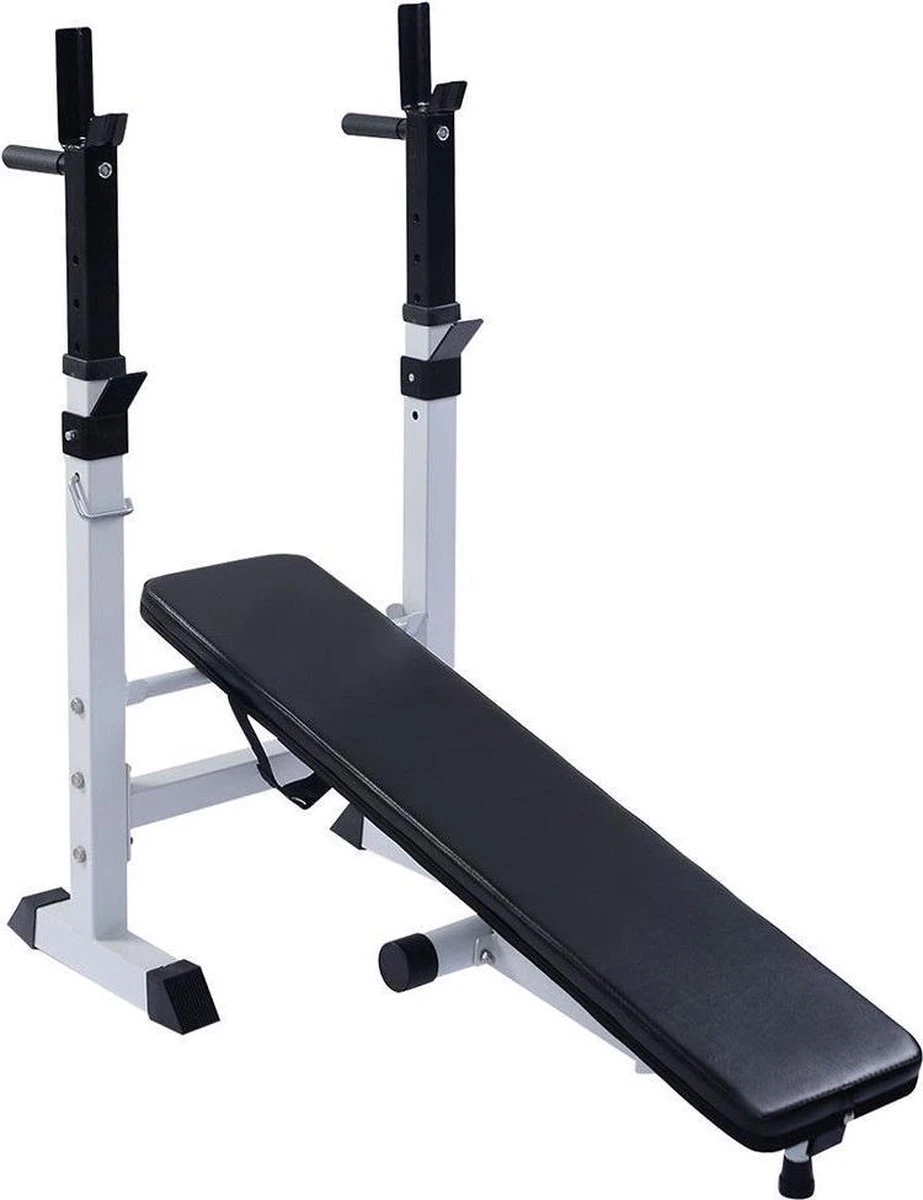 Trend24 - Physionics - Fitnessbank Met Haltersteunen 3 Trend24 - Physionics - Fitnessbank Met Haltersteunen