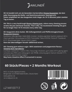 Jawliner Fitness Kauwgom Mint - Kaak Trainer Voor Kaakspier Oefeningen - Strakke Kaaklijn -Fit Verkoop 940x1200 5