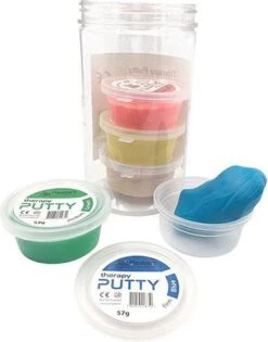 Sensory Tactile Theraputty Therapy Putty Multi Pack 5 Kleuren / 5 Sterktes - Handtrainer - Oefenklei - Kneedpasta -Fit Verkoop 940x1200 6